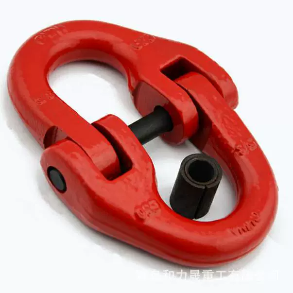 Подъемная двойная кольцевая пряжка в европейском и американском стиле, пряжка-бабочка, высокопрочная цепь из легированной стали, железная цепь, подъемное такелажное оборудование на складе