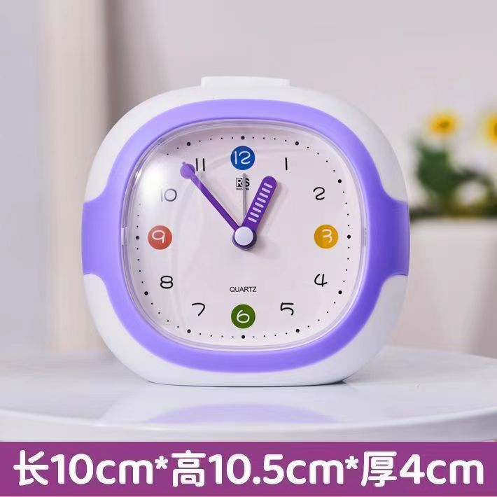 学生のかわいい目覚まし時計の新型ファッション創意静音小夜灯のベッドの上で時計の多機能のデスクトップの子供の置き時計を騒いでいます。|undefined