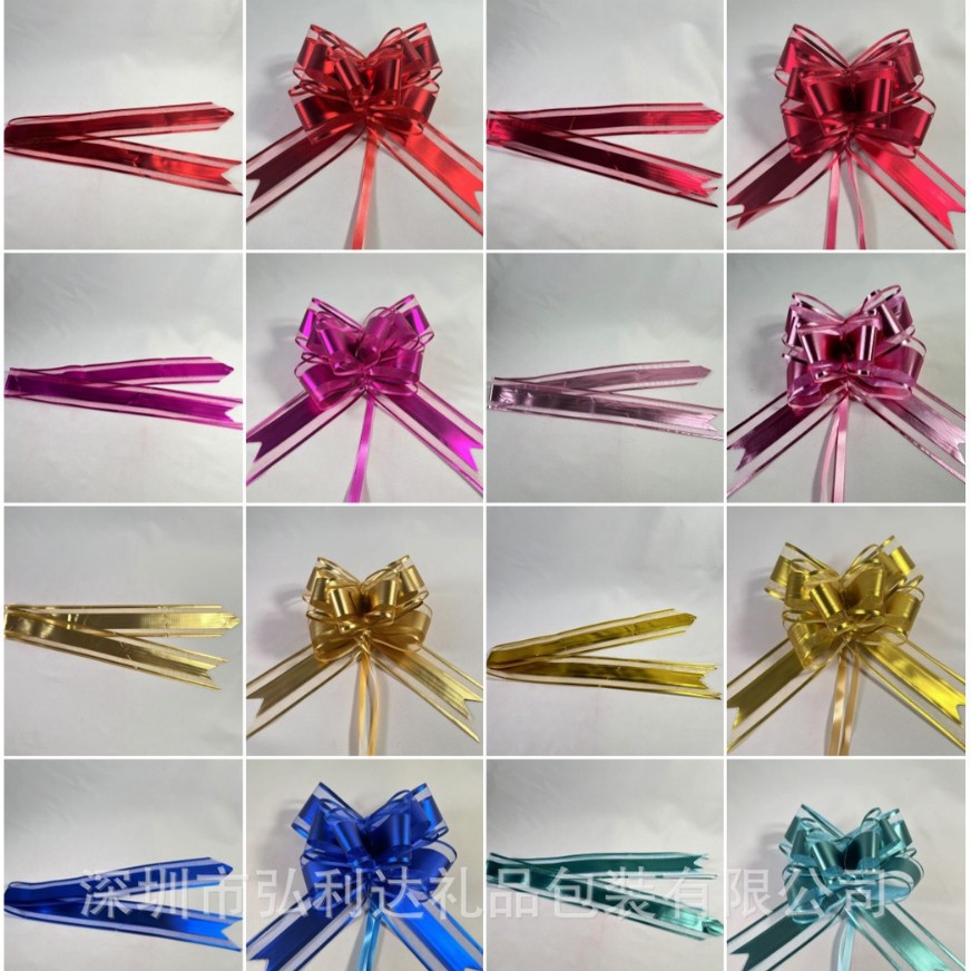 50 # materiales de embalaje de flores de bodas de impresión de PP de tamaño grande flores de bolas de arco de flores de mano de boda