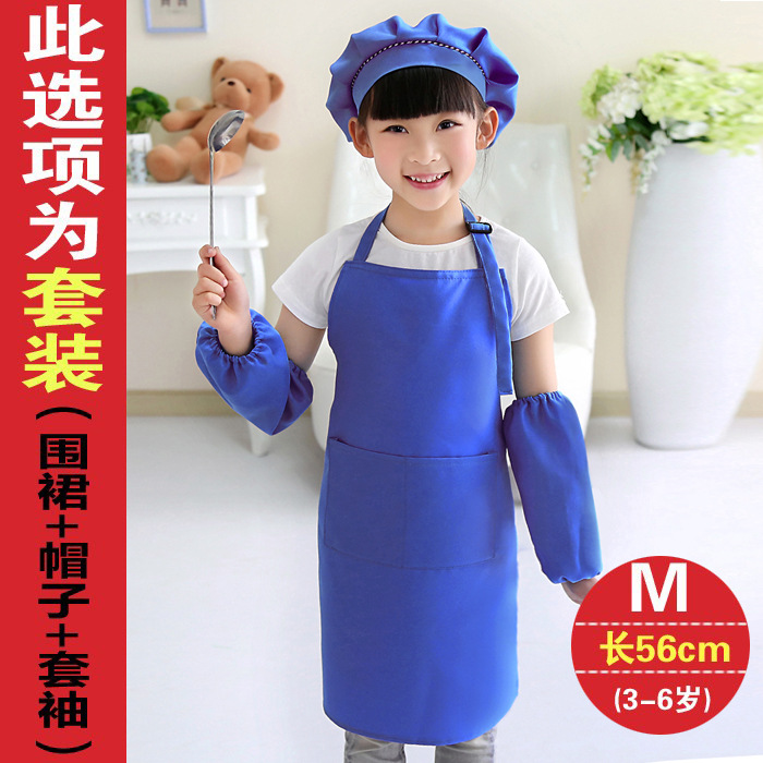 Delantal logotipo personalizado ropa de pintura para niños