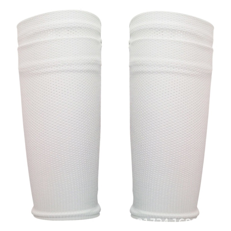 Cubierta de la pierna de fútbol cubierta de la aleta de doble capa para niños adultos cubierta fija calcetines de La Manga del protector de la pantorrilla cubierta del protector de la pierna de la aleta