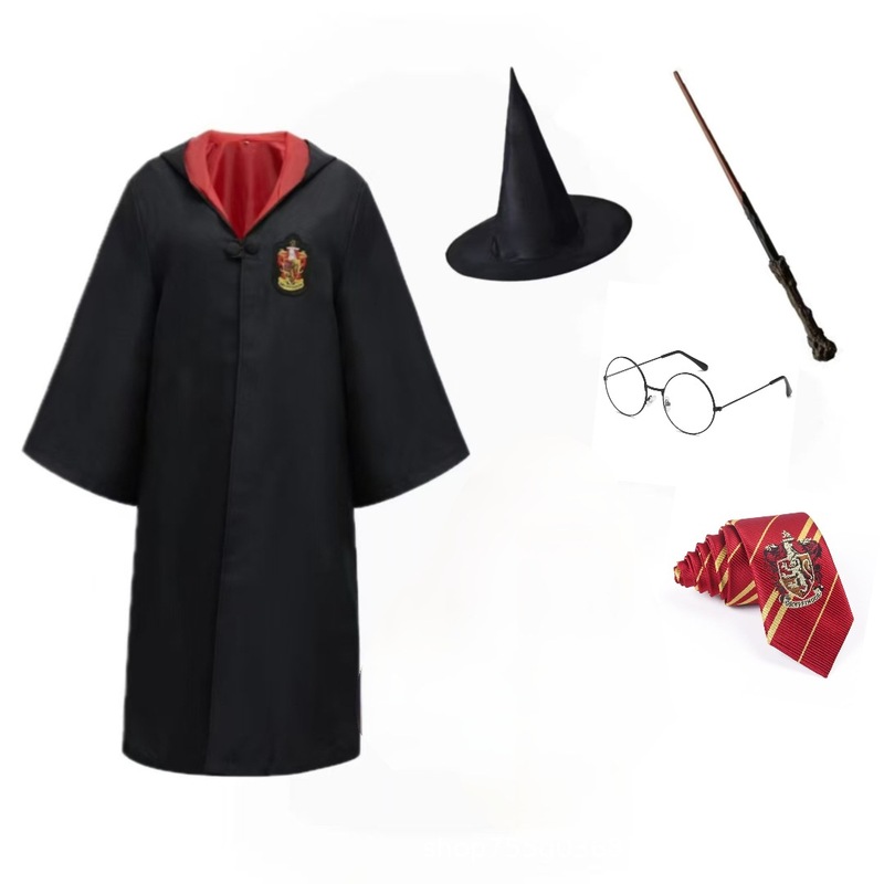 哈利波特服装衣魔法袍学院服cosplay儿童成人万圣节斗篷披风周边|undefined