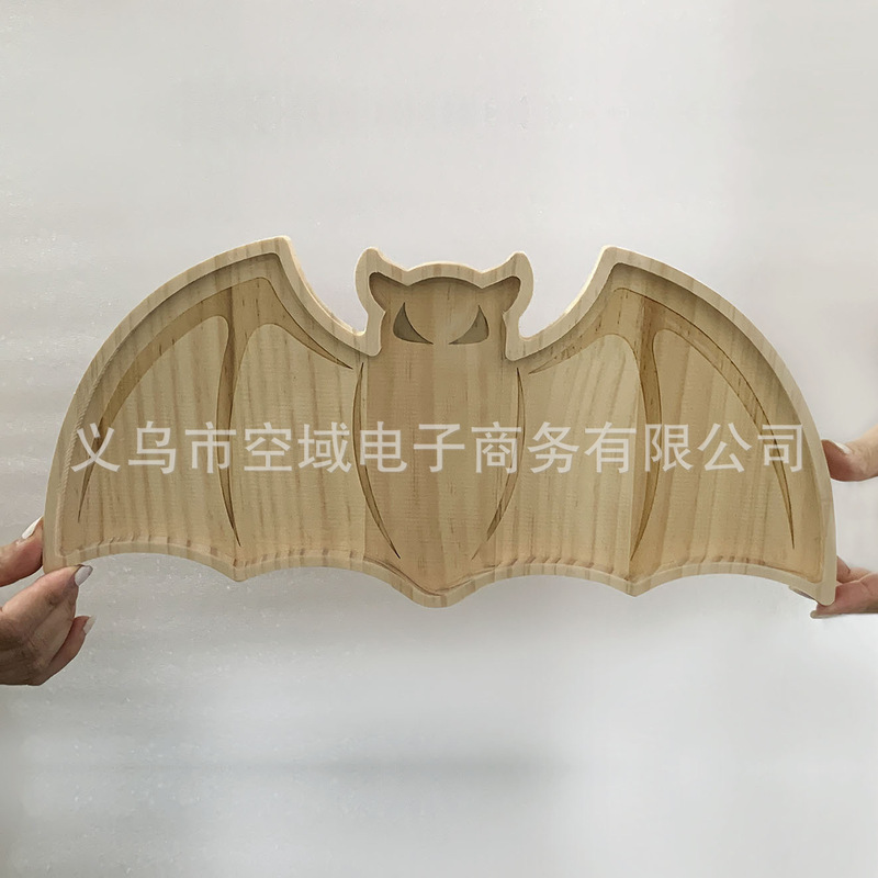 Halloween pumpkin plateハロウィーン木制カボチャトレイ皿ホーム装饰ディナープレート装饰|undefined