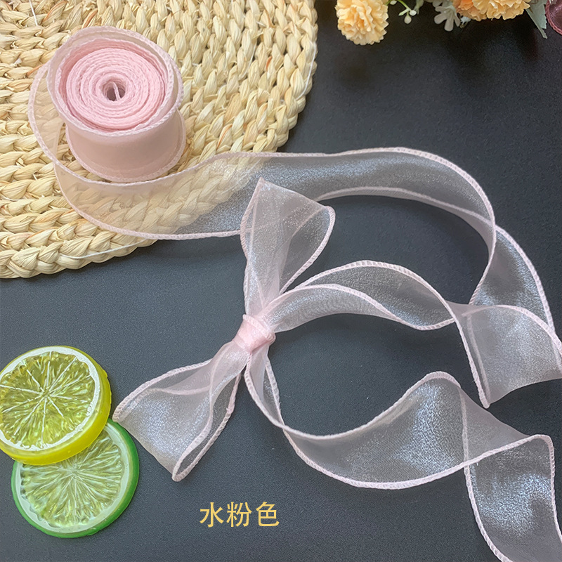 4cmプレゼント包装リボン手作りdiy焙煎リボンリボンリボンリボンリボン靴花アクセサリー拷問糸|undefined