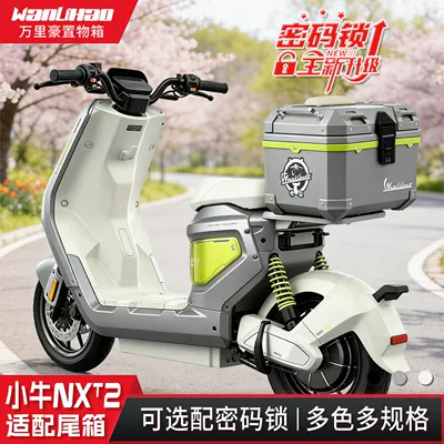 Motorcycle trunk | and electric scooter toolbox