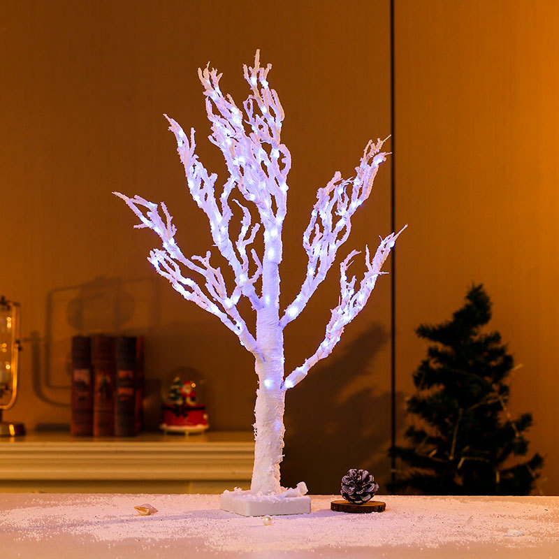 Nuevo 65cmPVC luminoso árbol de navidad decoración decoración de navidad ventana escritorio árbol de navidad adorno