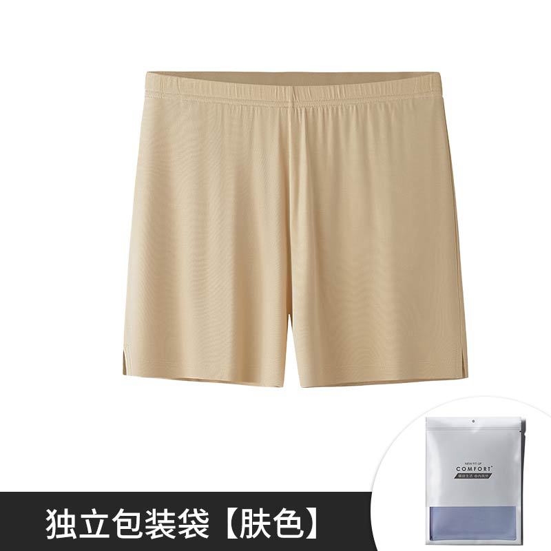 60 pijamas modales de doble cara para mujer de primavera y verano, pantalones cortos elásticos delgados, pantalones caseros de punto, pantalones casuales de color sólido