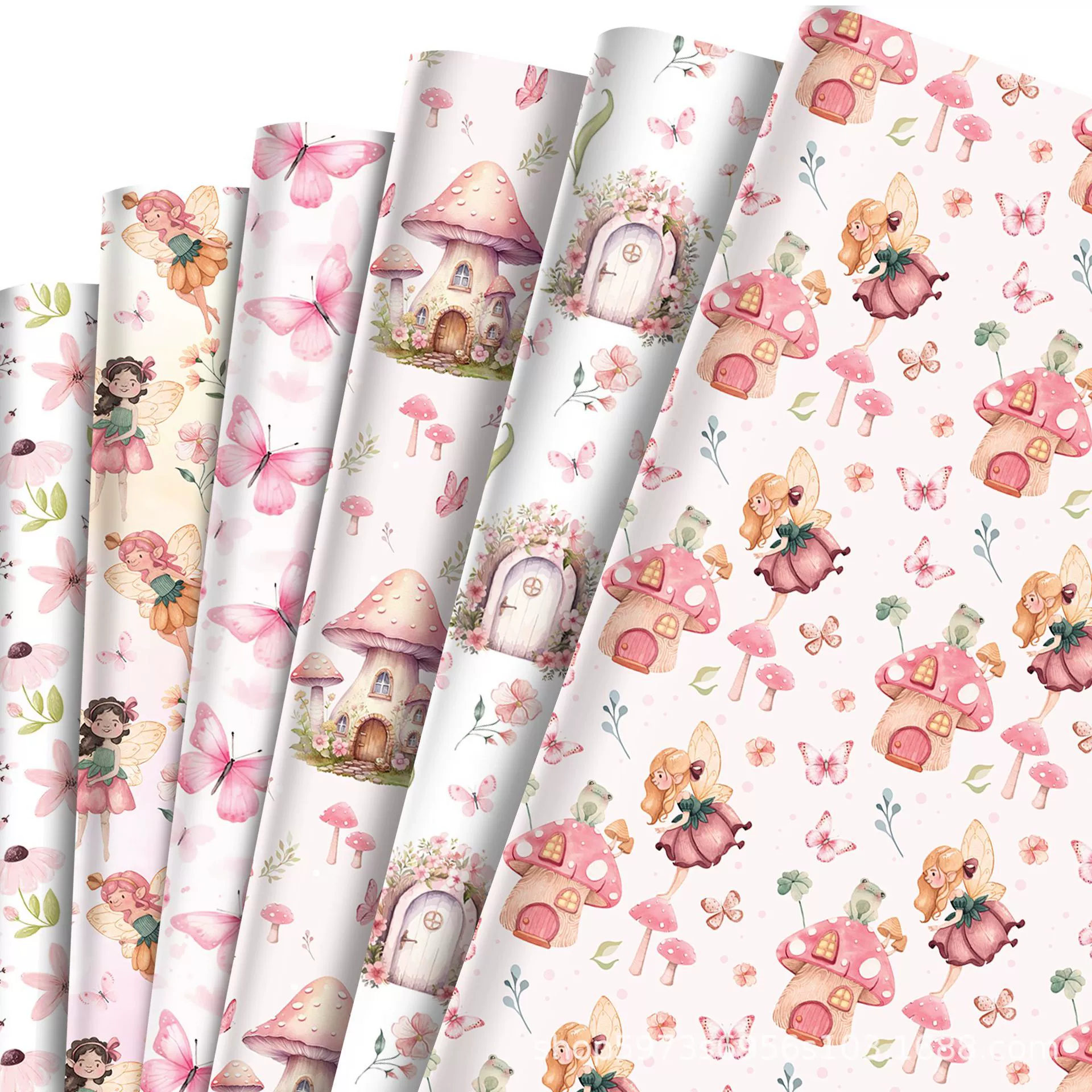 WZ096 Маленькая фея гриб подарок декоративная бумага для вечеринки подарок подарочная коробка декоративная внешняя упаковка бумага цветочная упаковка