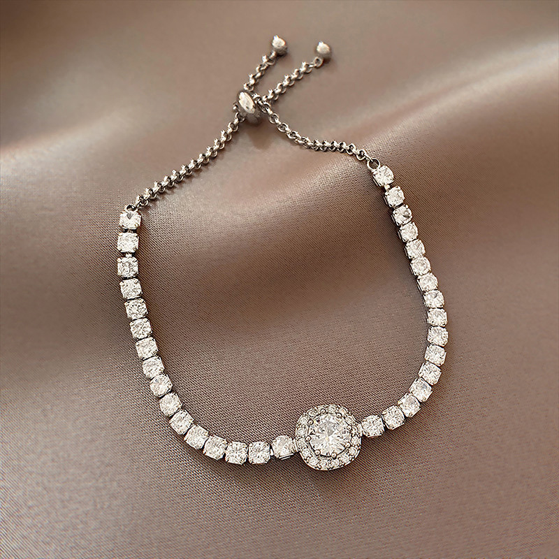 Women'S Gender Fashion Geometric Rhinestone Artificial Gemstones Women's Bracelets