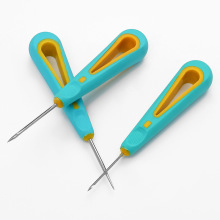 亚马逊热销硅胶软柄锥子手工钻孔工具千枚通上鞋纳鞋底尖头钩锥