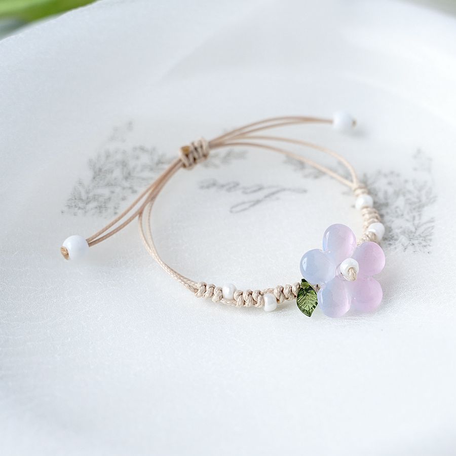 Simple Style Flower Natural Stone Flowers Bracelets display picture 9