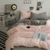 Class A maternal and infant double fighting Japanese style & [light powder &*gray] super soft