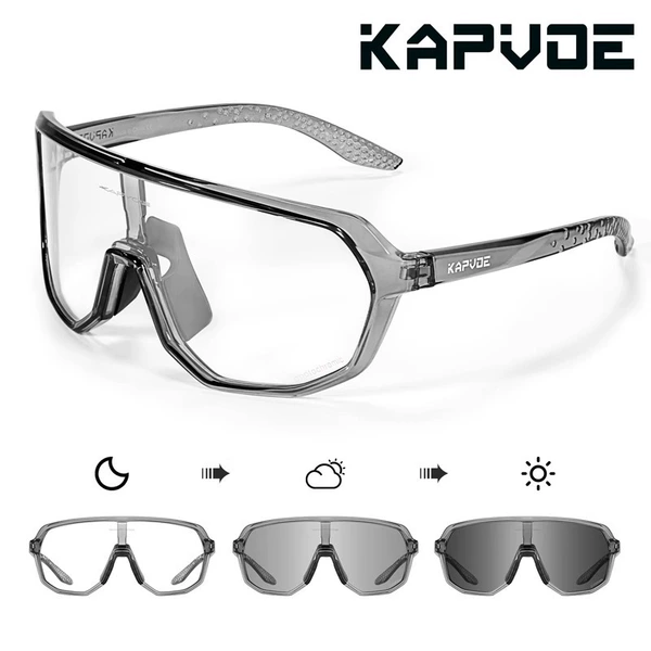 , non-porous new style 1 bright transparent gray frame + transparent to gray,