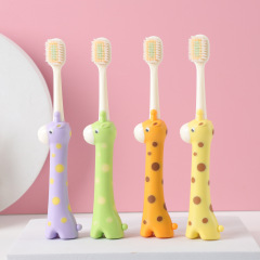Yi Shimei 子供用歯ブラシ柔らかい毛キリン 3-4-5-6-10 歳幼児歯ブラシ百貨店メーカー卸売