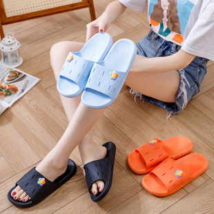 Four Seasons universal women's casual home comfortable slippers daily outdoor beach personality PVC plastic slippers