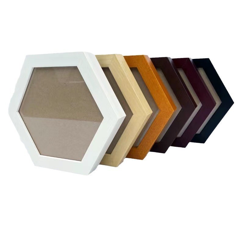 Factory Direct Sales Pure Solid Wood Hexagonal Photo Frame Polygonal Corporate Culture Photo Frame Honeycomb Picture Frame Factory Direct Sales Pure Solid Wood Hexagonal Photo Frame Polygonal Corporate Culture Photo Frame Honeycomb Picture Frame