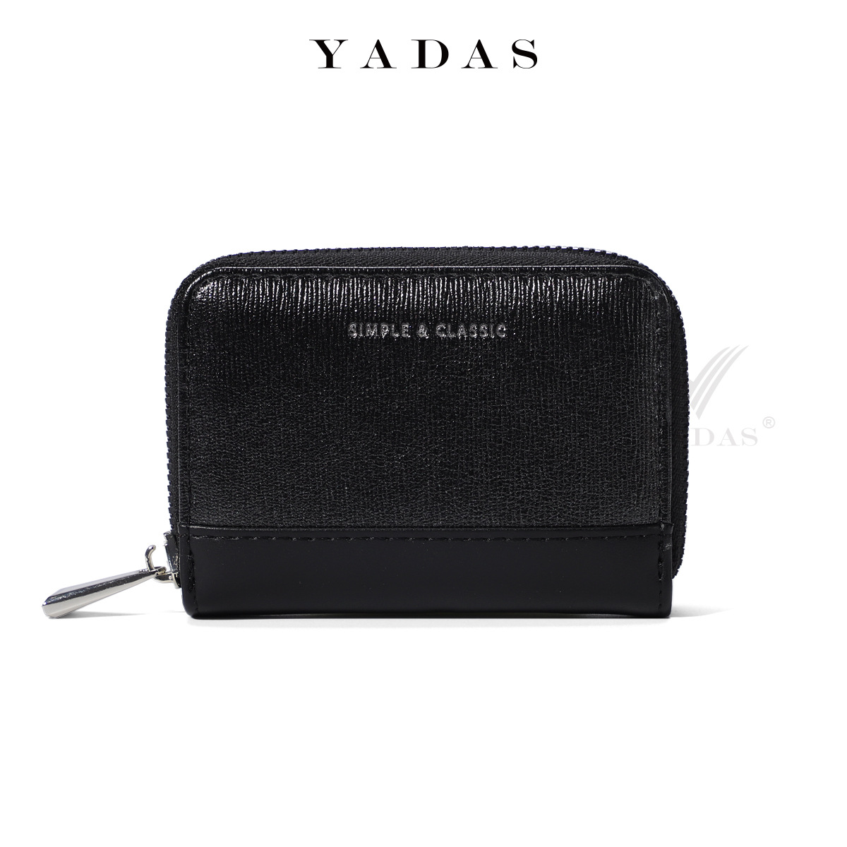 YADAS nueva cremallera mini perla brillante explosión de color sólido multi-cartón órgano de mujer PU bolsa de tarjetas al por mayor