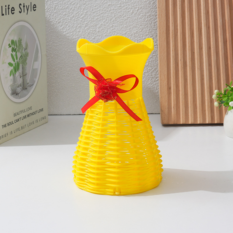 Jarrón de ciruela - Amarillo