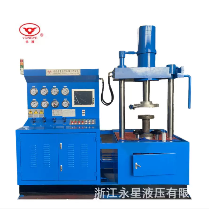 PLC控制YFT-B100立式阀门压力试验机