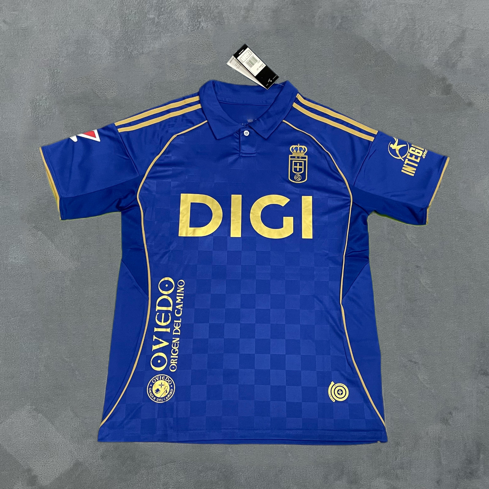 adidas x Real Oviedo 2025/26 Centenary Home Jersey Blue/Gold