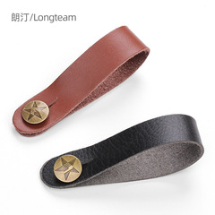 Removable guitar headstock strap folk guitar bass electric guitar headstock fixed belt ring buckle strap accessories