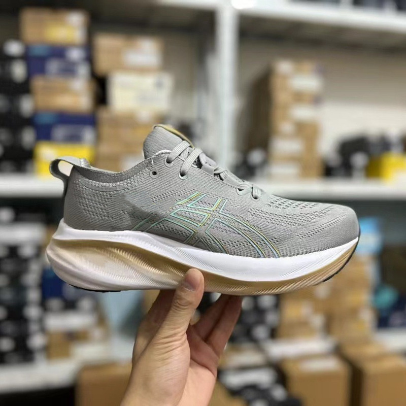branded sports shoes GELNimbus26运动鞋男女回弹厚底跑鞋|undefined