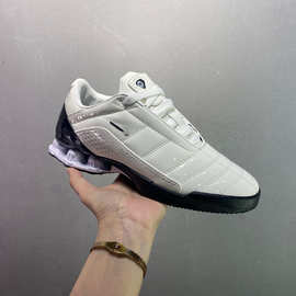 莆田外贸鞋Magia T90足球风运动鞋男Shox休闲鞋女厚底增高老爹鞋