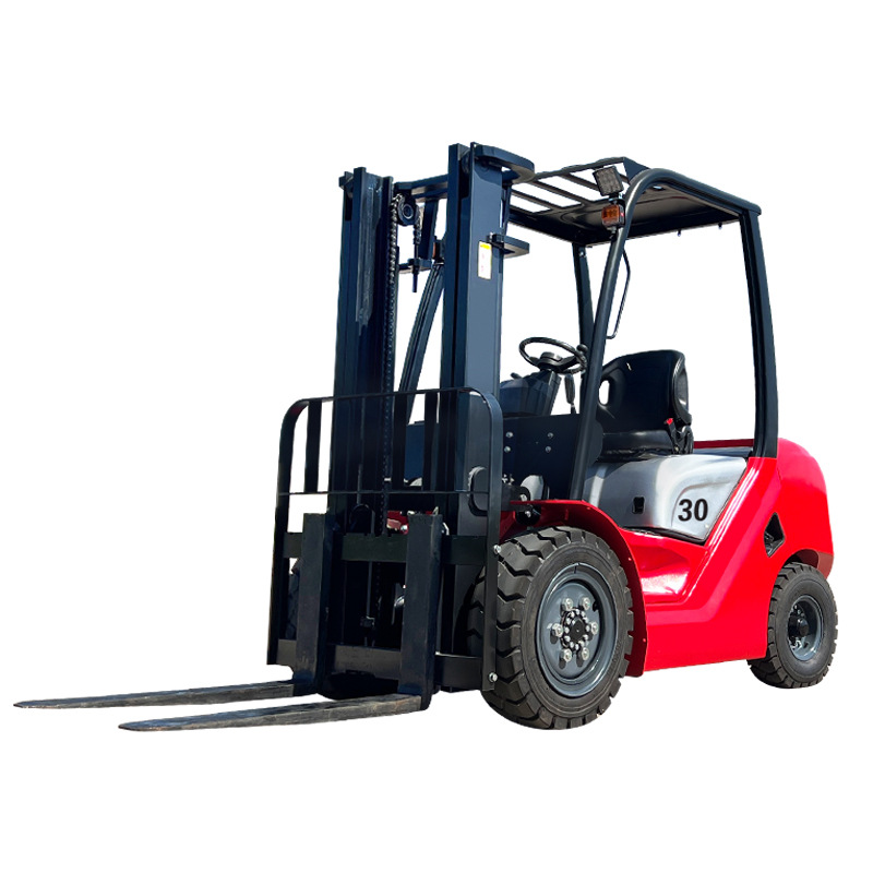Comercio exterior carretilla elevadora de combustible de 2 toneladas de cuatro ruedas tipo 3 toneladas de carretilla elevadora de manejo de carga y descarga de 5 toneladas de carretilla elevadora diesel de combustión interna