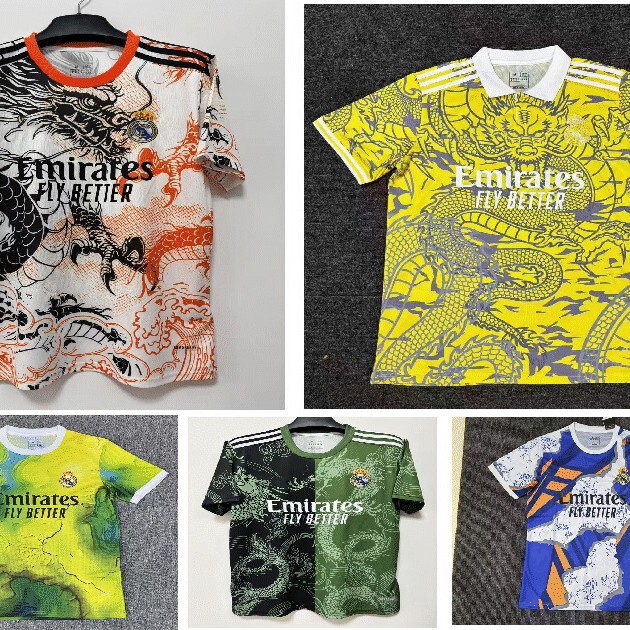 242526球迷款皇马新款主场客场特别版比赛服训练服透气夏季短袖速|undefined