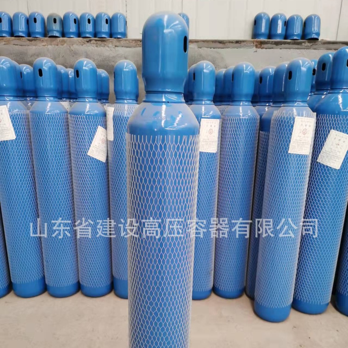 【山东鲁建】套装15升O2瓶 氧气瓶 带车电询 锰钢15升氧气瓶全套