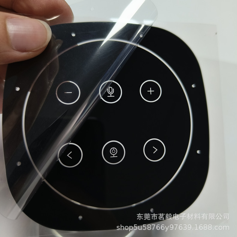 PC亚克力摄像头装饰镜片 PVC触摸按键面贴 防刮耐磨 高透光