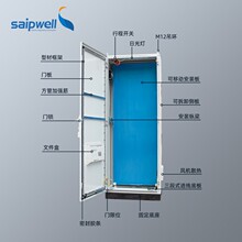 赛普仿威图九折型材KP机柜 工控机柜PLC柜车间可移动拼装柜