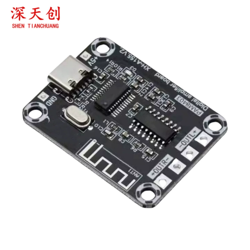 XH-A155 мини-PAM8403 ультрачистый Bluetooth цифровой усилитель платы TYPE-C питания двойной 5W