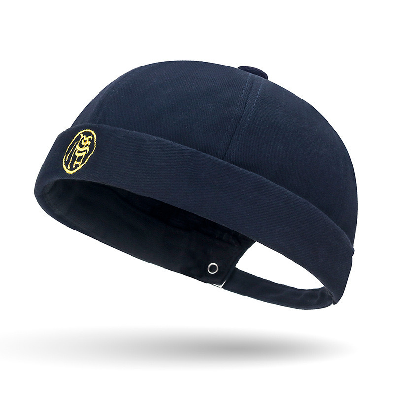 Men's Retro Docker Beanie Hat - Stylish Hip Hop Brimless Cap_voghion.com