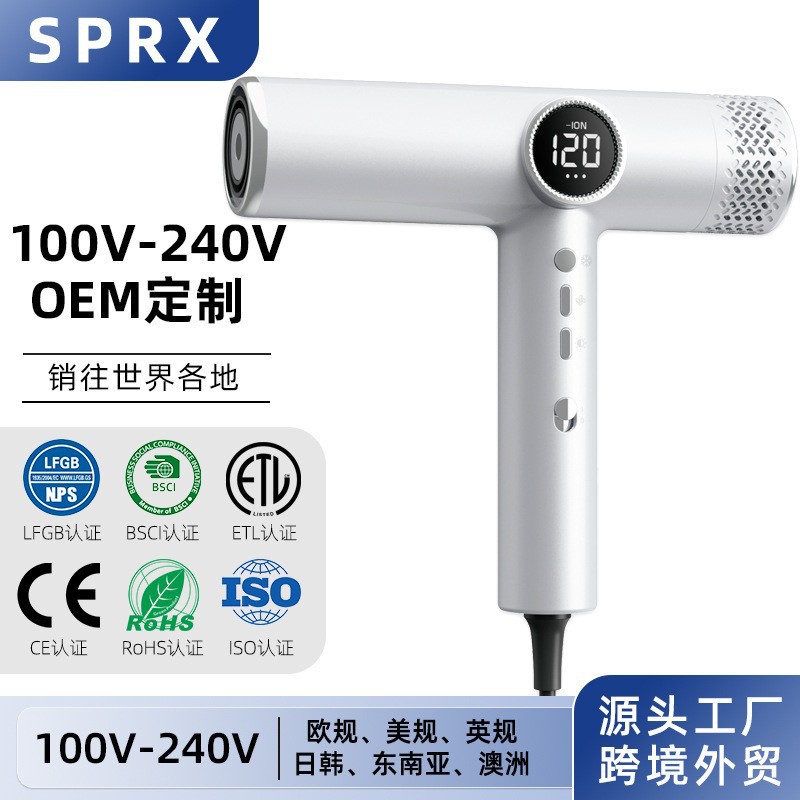 Secador de pelo de iones negativos Yangtze, electrodomésticos, secador de pelo de alta velocidad, secador de pelo de gran soplado, secador de pelo, secador de pelo