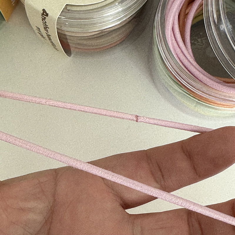 Konservenfarbe Basic Haargummi Gummiband Haarseil geflochtenes Haargummi Pferdeschwanz Haarseil Mädchen hochelastisches Haarband_voghion.com