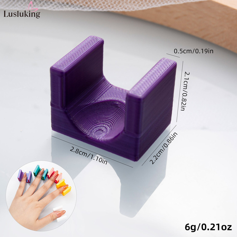 クロスボーダー新 5D マニキュア固定フィンガーホルダー 3D 印刷ベルベット表面 DIY アートマニキュアホルダーマニキュアツール|undefined
