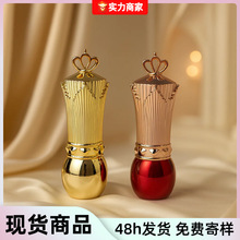 现货厂家批发皇冠口红管壳子金色口红包材跨境爆款美妆包材