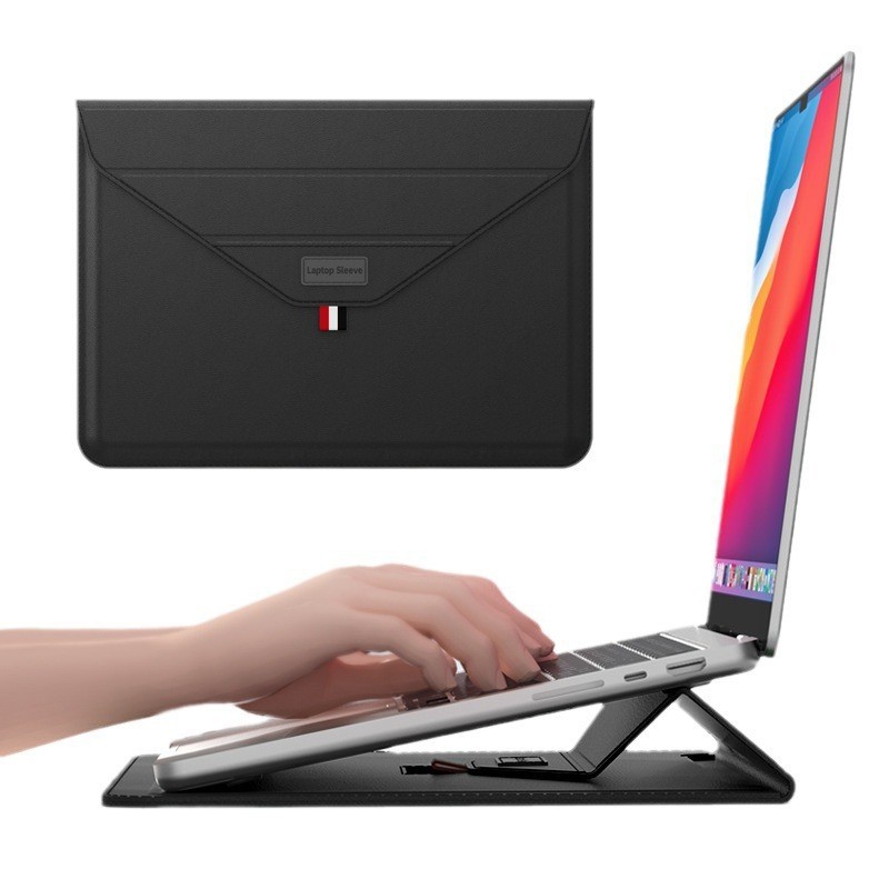 비즈니스 봉투 홀더 가방 - 블랙처럼