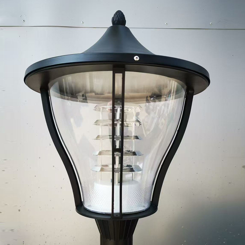 Venta al por mayor de pantallas para lámparas LED de jardín, cabezales de lámparas solares para jardín, cabezales de farolas, luces de calle para paisajismo de villas, parques y jardines comunitarios. image 68