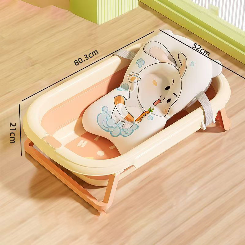 Bebé Baño red bolsillo bebé baño artefacto sentado y acostado estera antideslizante recién nacido bañera soporte de suspensión alfombra de baño Universal