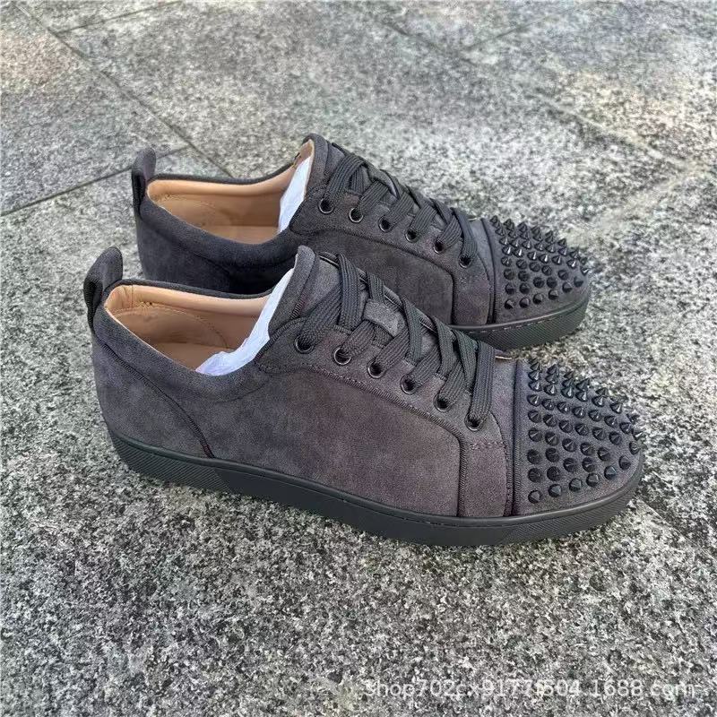 Tenis Casuales con Remaches B9S de Piel de Vaca y Caucho, Resistente al Desgaste, para Uso Casual image 32