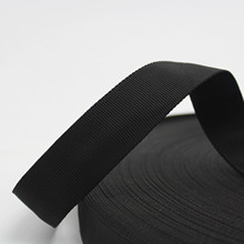 厂家批发PP空心织带黑色管状织带双肩包背带平纹空心带电脑包提手