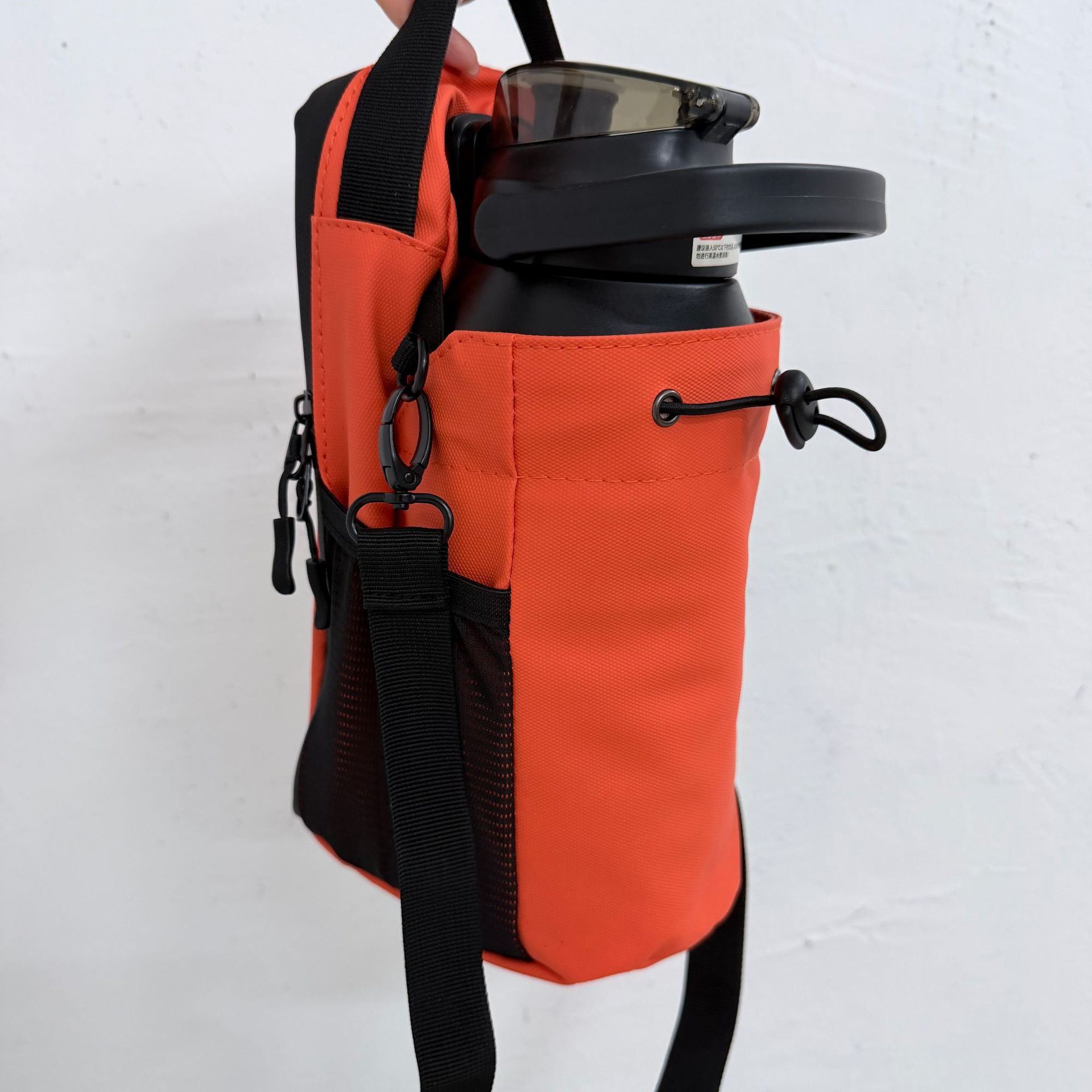 Bolsa magnética para botella de agua, bolsa cruzada para vaso de agua, bolsa de almacenamiento para teléfono y llaves para el gimnasio, stock disponible, resistente al agua con imán fuerte.