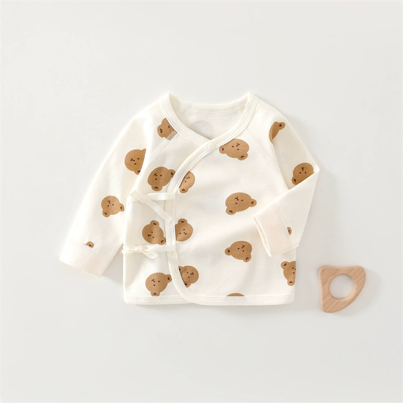 Оптовая продажа новорожденной одежды без костей типа хлопка 0-6 месяцев