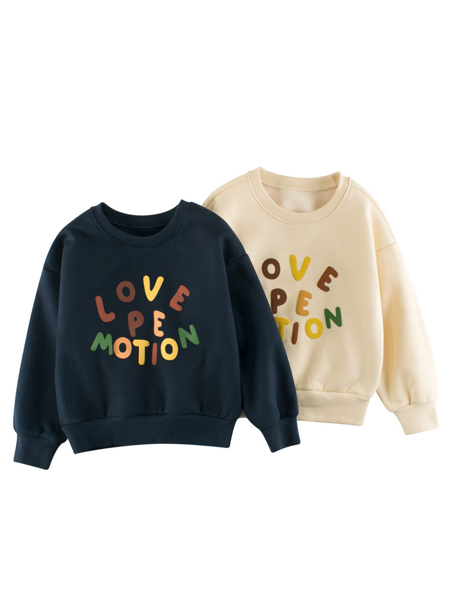 27kids fuente transfronteriza de ropa para niños suéter para niños más suéter de lana 2024 otoño nueva ropa de bebé para hombres al por mayor