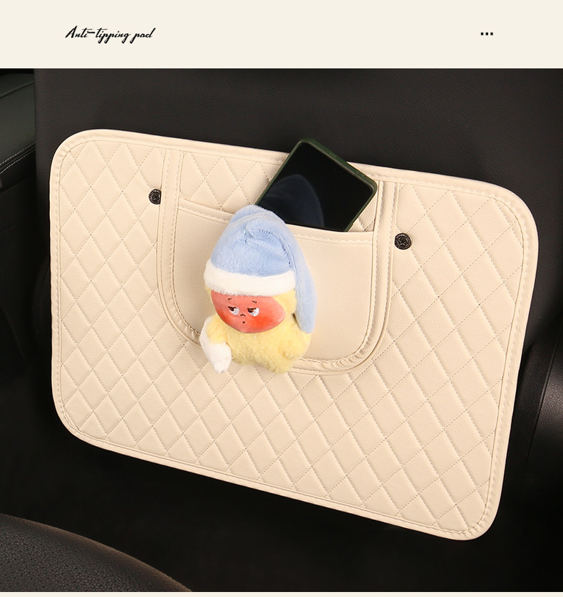 Star Girl Cute Cartoon Car Seat Back Anti-Kick Pad, Car Seat Back Anti-Dirt Pad, Children's Anti-Kick Pad