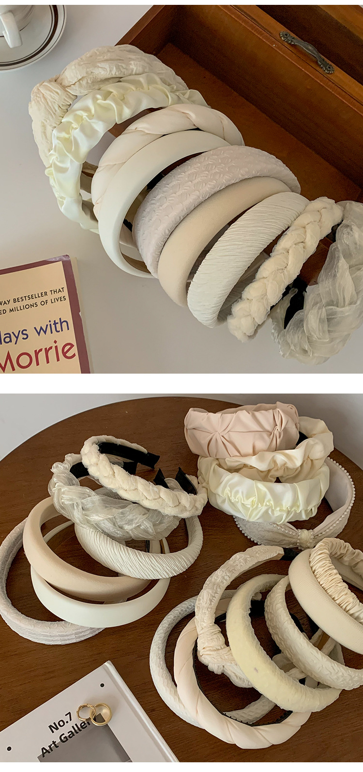 Pearl Design Fashion Style Fashion Women'S Solid Color Pearl Hair Band