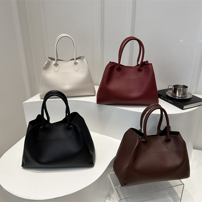 Bolso de mujer 2025, nuevo bolso de mano retro, bolso de empalme casual de moda, bolso de hombro portátil de gran capacidad, moda