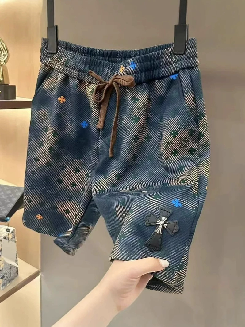 Summer beach shorts, thin trousers, oversize